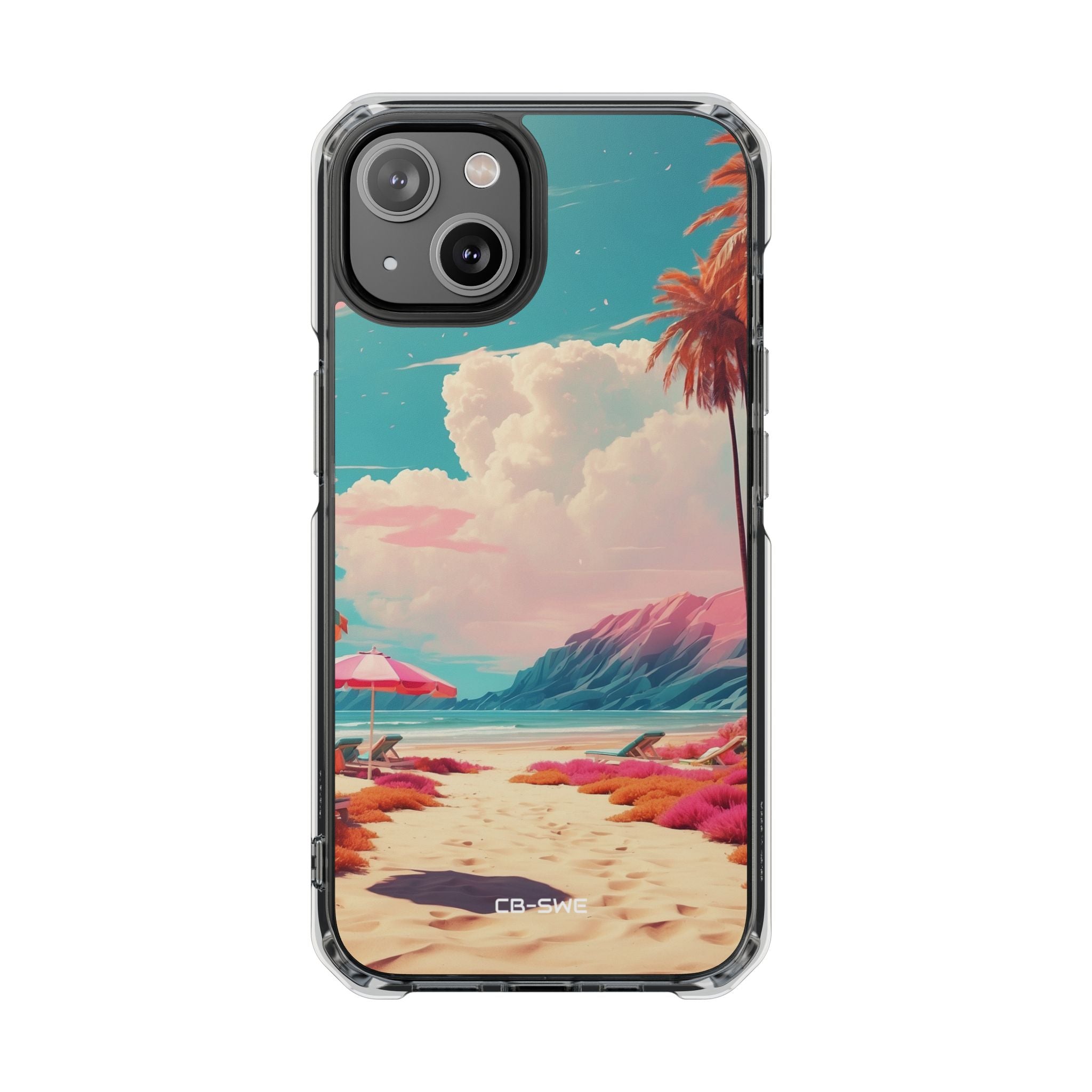 Vibrant Umbrellas Stand iPhone Case - Impact