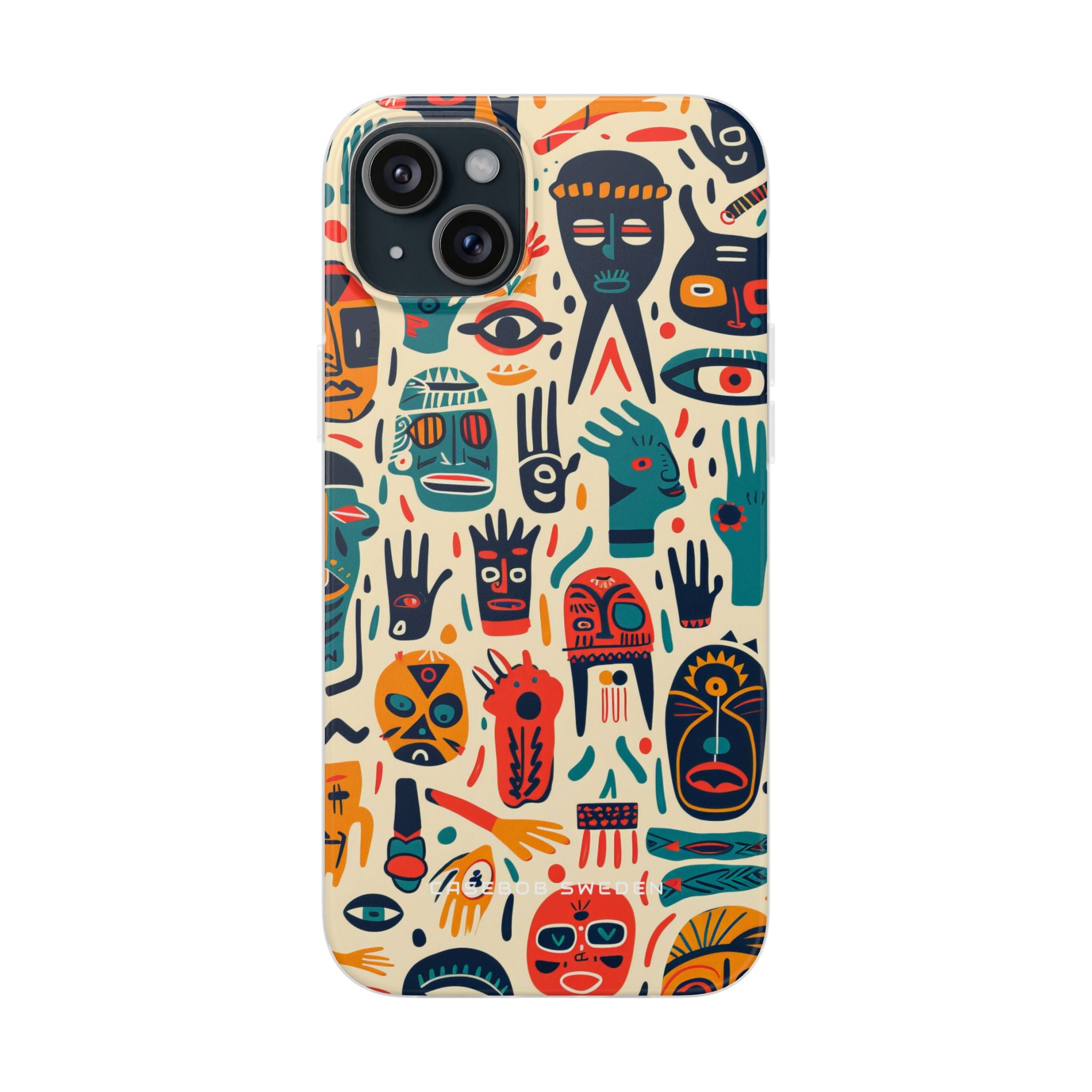 Gradient Tribalscape Vibrance iPhone 15 - Flexi Phone Case