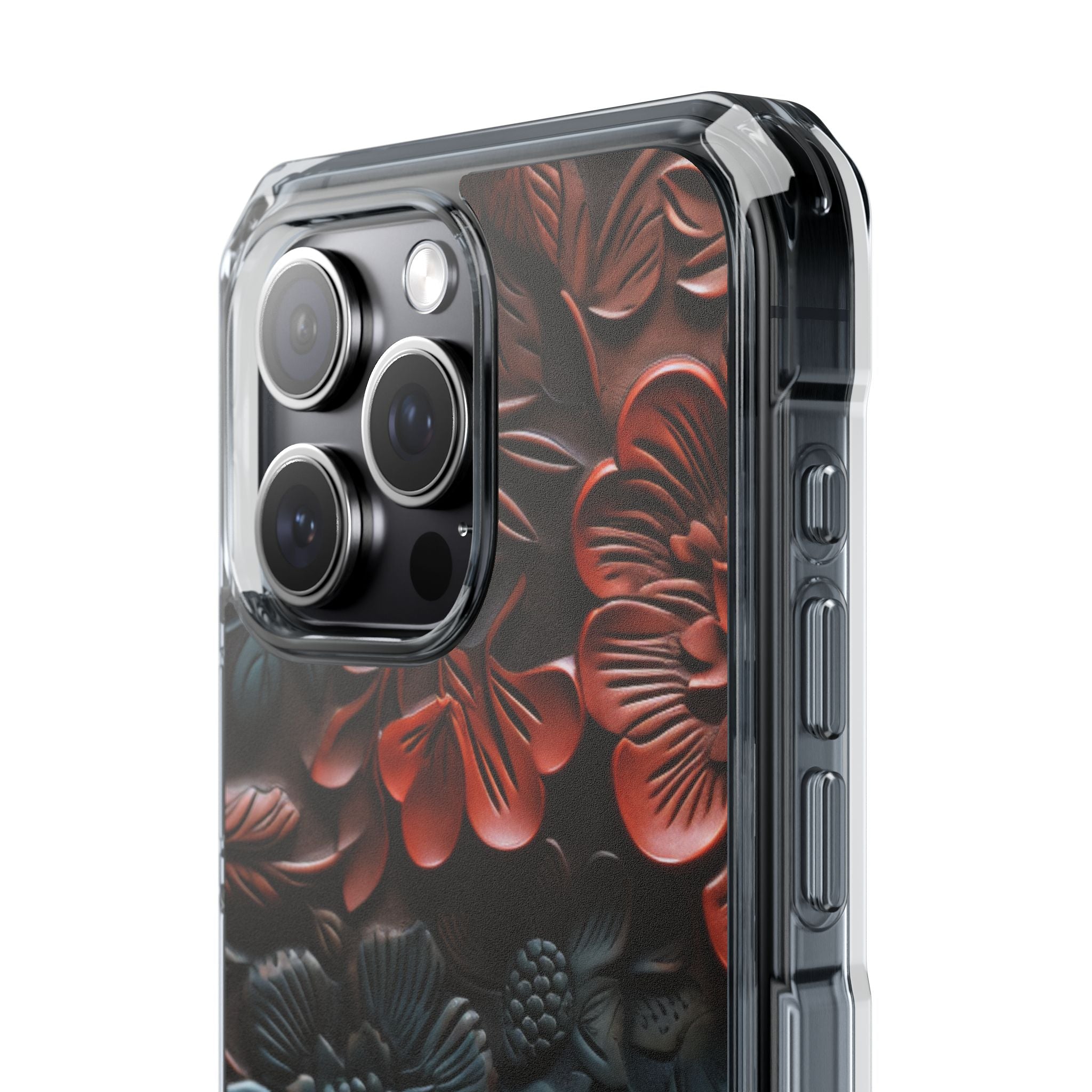Sculpted Floral Elegance iPhone Case - Impact