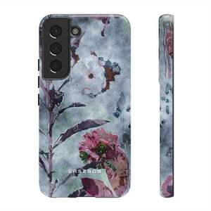 Monochrome Roses, Peonies & Asters - Protective Phone Case