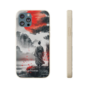 Serene Samurai Sunrise | Biodegradable Phone Case