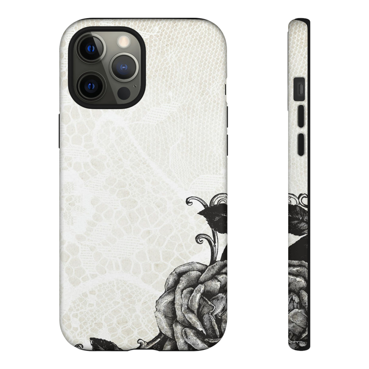 Rosett Gothic Flower - Protective Phone Case