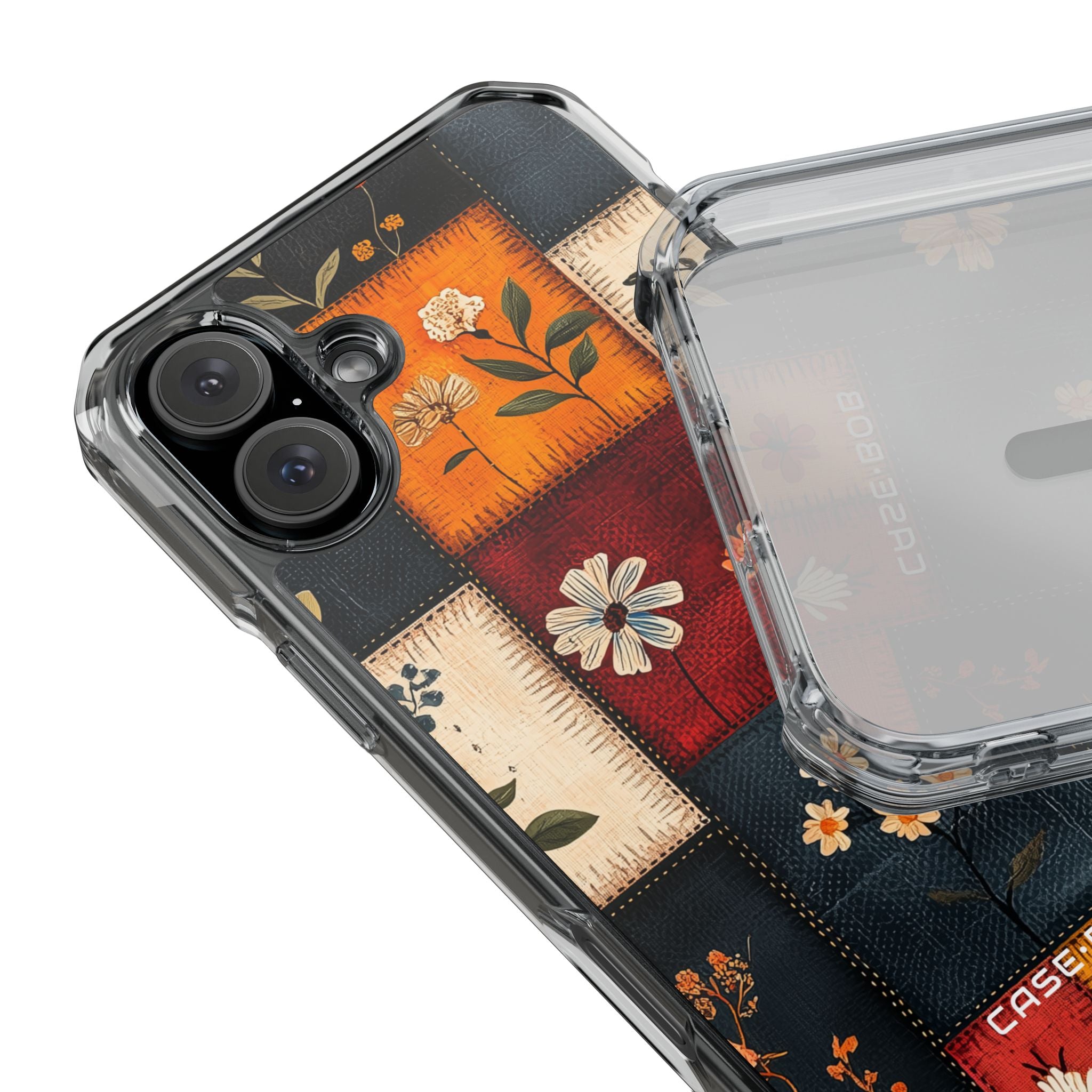 Patchwork Blooms iPhone 16 Plus Case - Impact