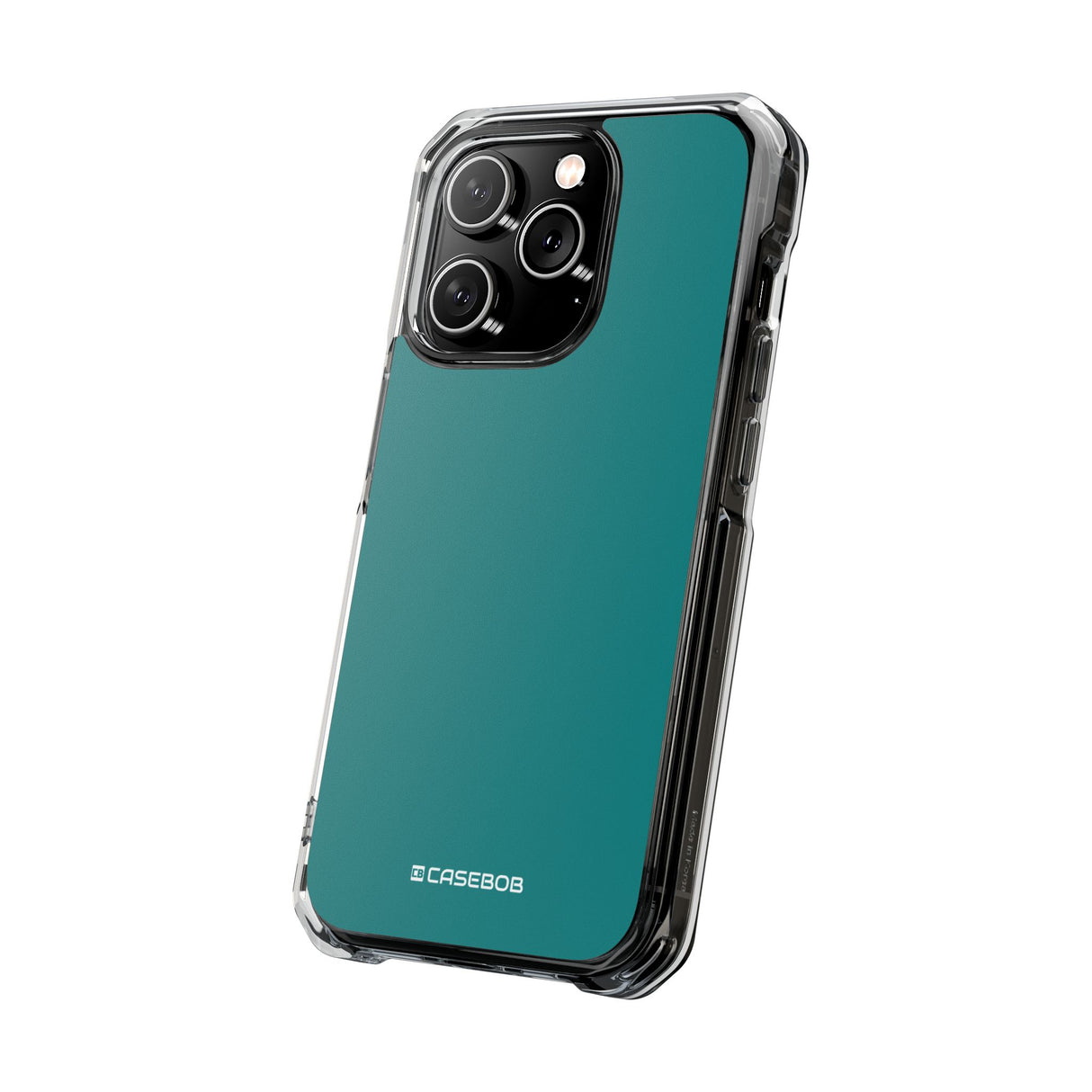 Teal | Phone Case for iPhone (Clear Impact Case - Magnetic)