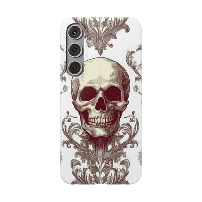 Gothic Skulls and Ornate Foliage Samsung S24 - Slim Phone Case