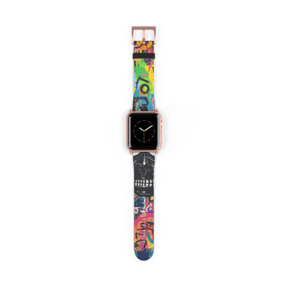 Neon Skull Burst - Watch Band
