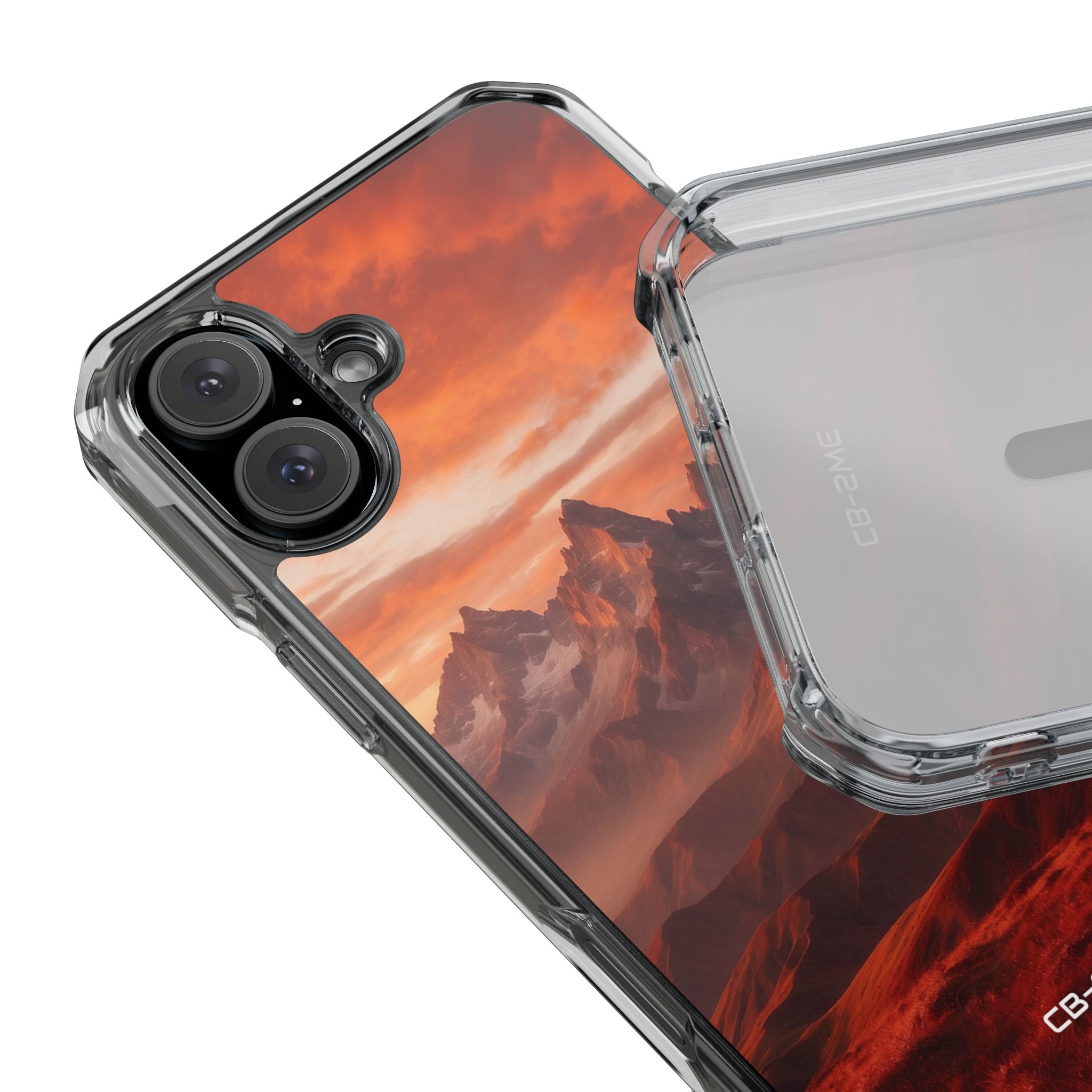 Mountain Peaks Glowing iPhone Case - Impact
