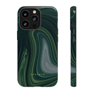 Green Marble - Protective Phone Case