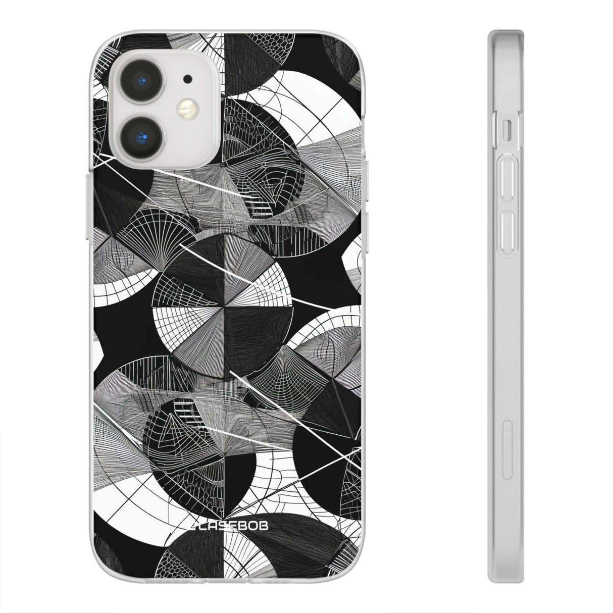 Geometrische Eleganz | Flexible Handyhülle für iPhone