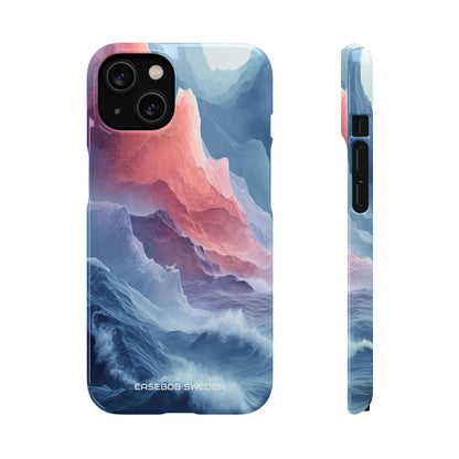 Mountain Wave Serenity - Slim iPhone 14 Phone Case