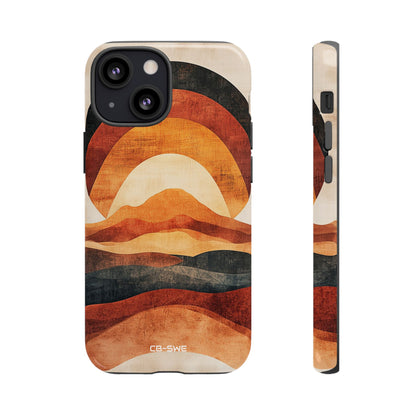 Sunrise Embraces Mountains - iPhone Case