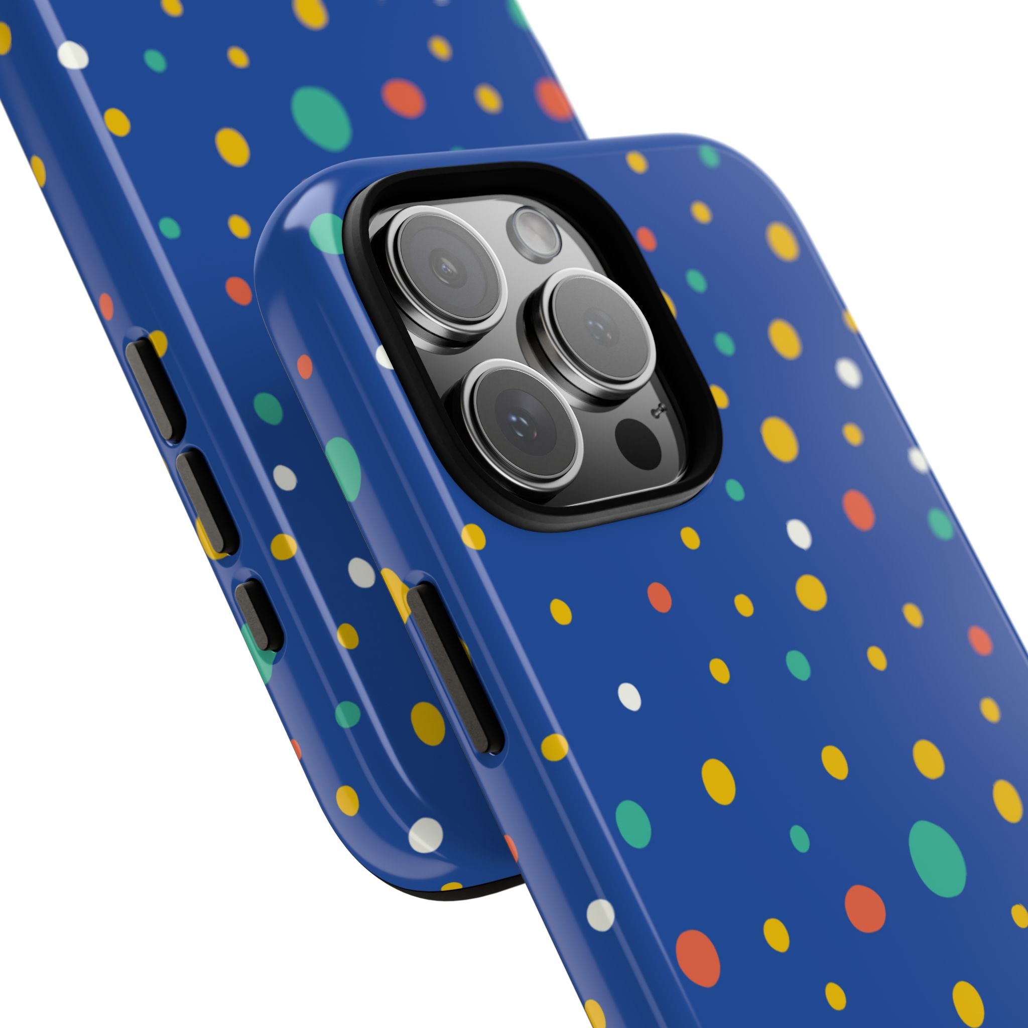 Colorful Dots Dance - iPhone Case