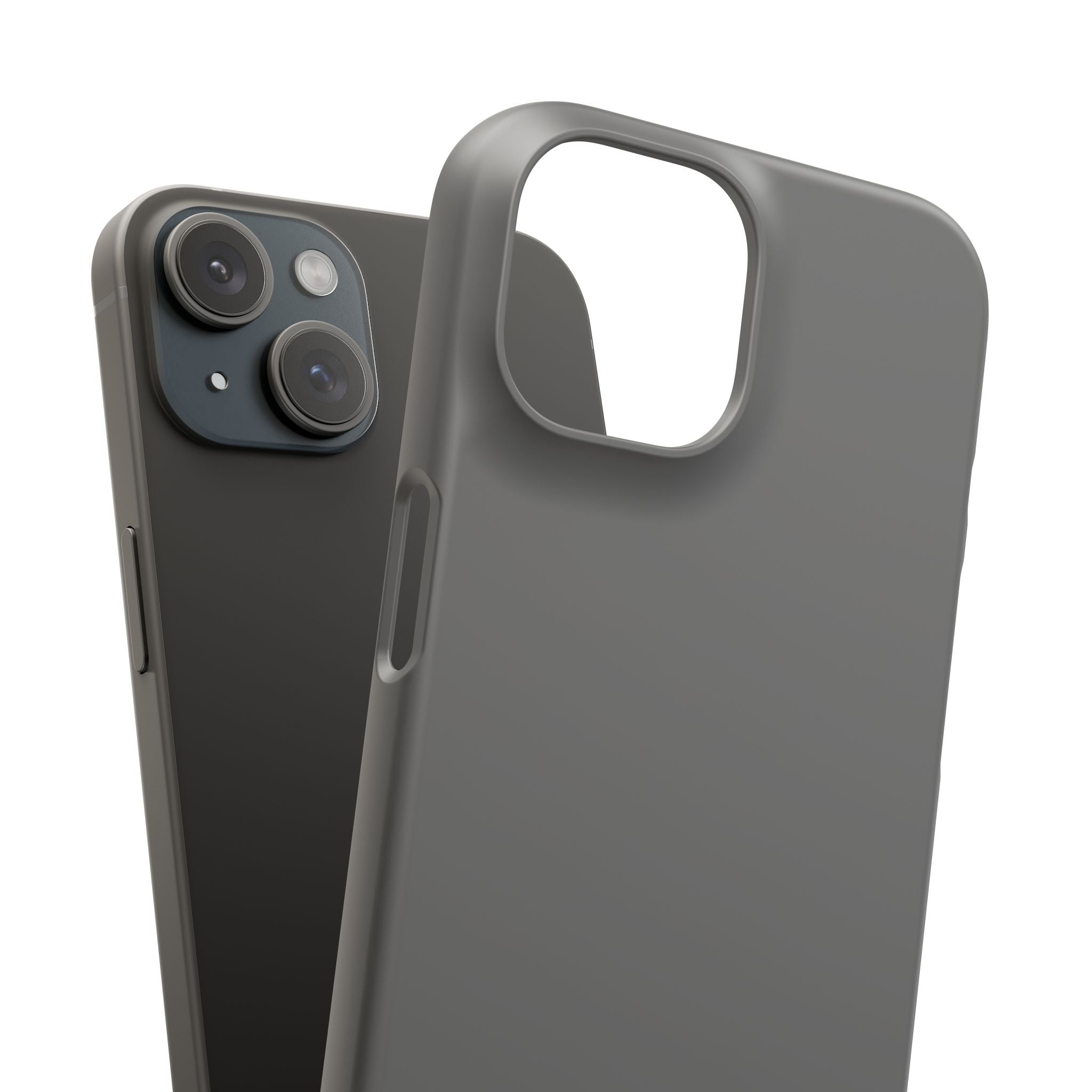 Dim Gray iPhone 15 - Slim Phone Case