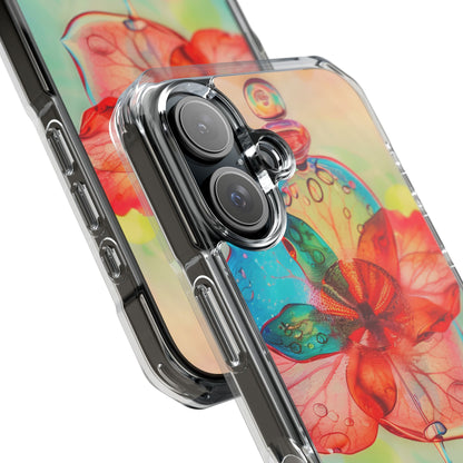 Ethereal Glass Flower iPhone 16 - Clear Impact Phone Case