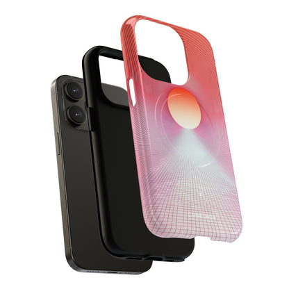 Orange Portal iPhone 14 Pro Case - Tough+