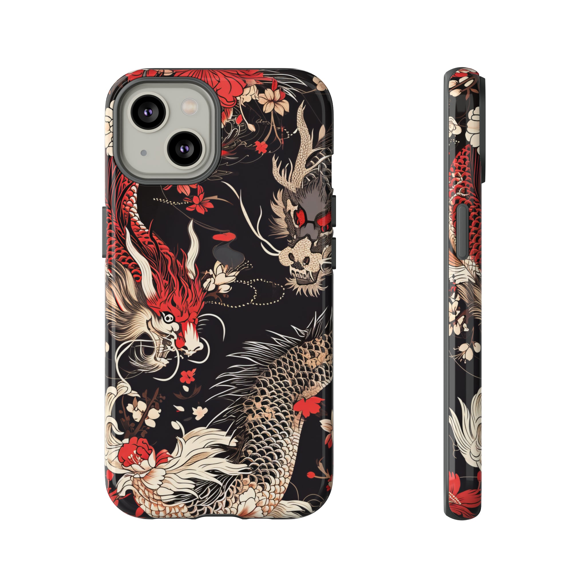 Oni Demons & Sacred Symbols - Protective Phone Case