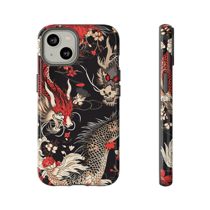 Oni Demons & Sacred Symbols - Protective Phone Case