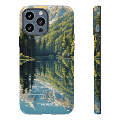 Mountain Peaks Reflect - iPhone Case