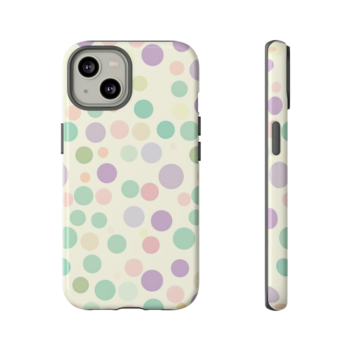 Polka Dot Pastel Harmony - Schutzhülle fürs Handy