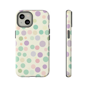 Polka Dot Pastel Harmony - Protective Phone Case