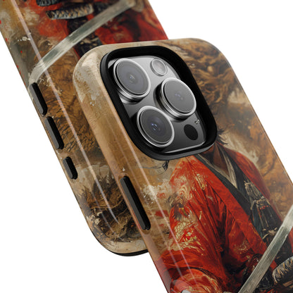 Crimson Samurai iPhone 16 Pro Case - Tough