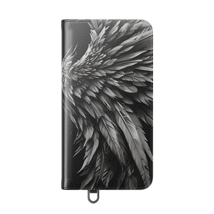 Crimson Silver Wings - Samsung S24 Plus Case - Wallet
