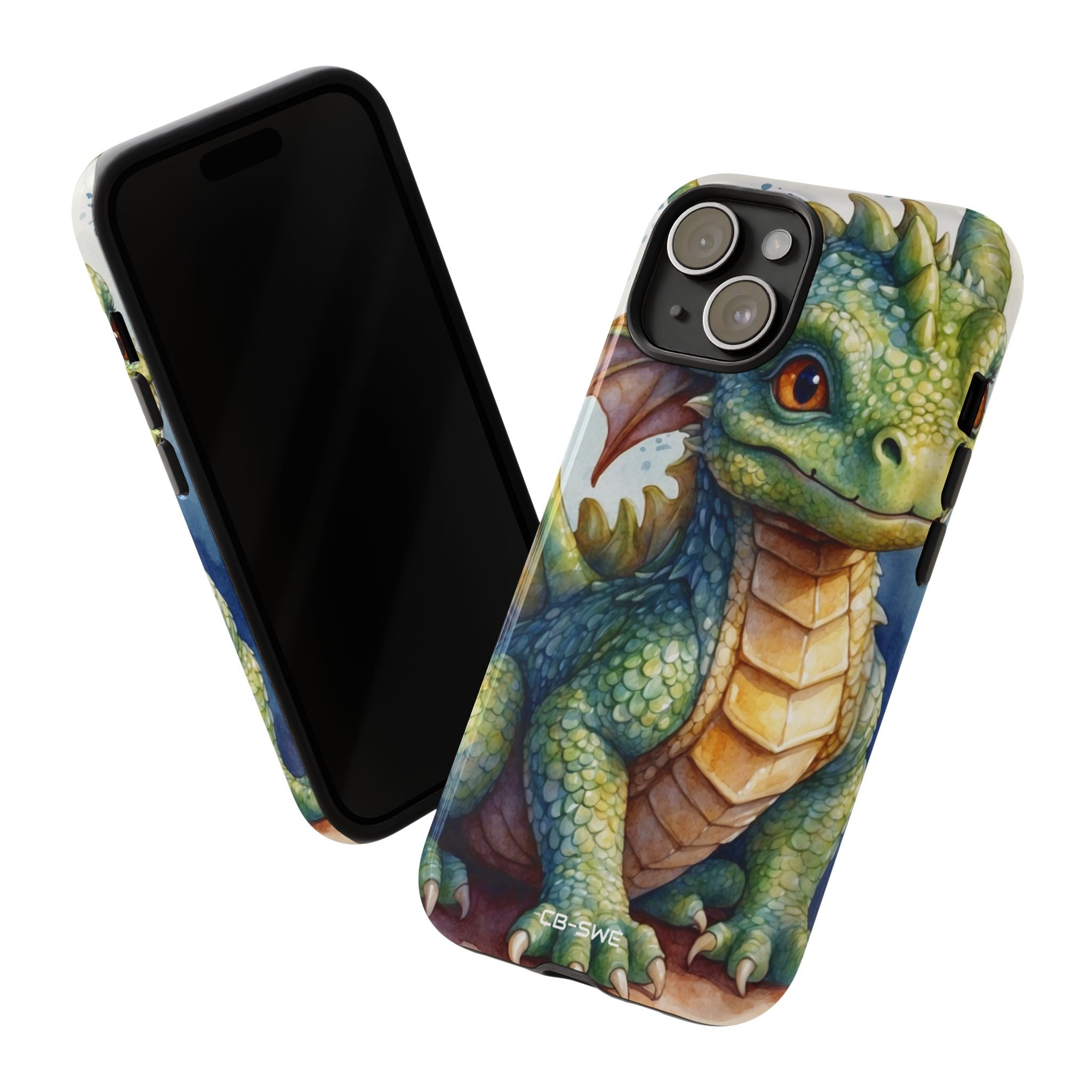 Green Dragon Smiles - iPhone Case