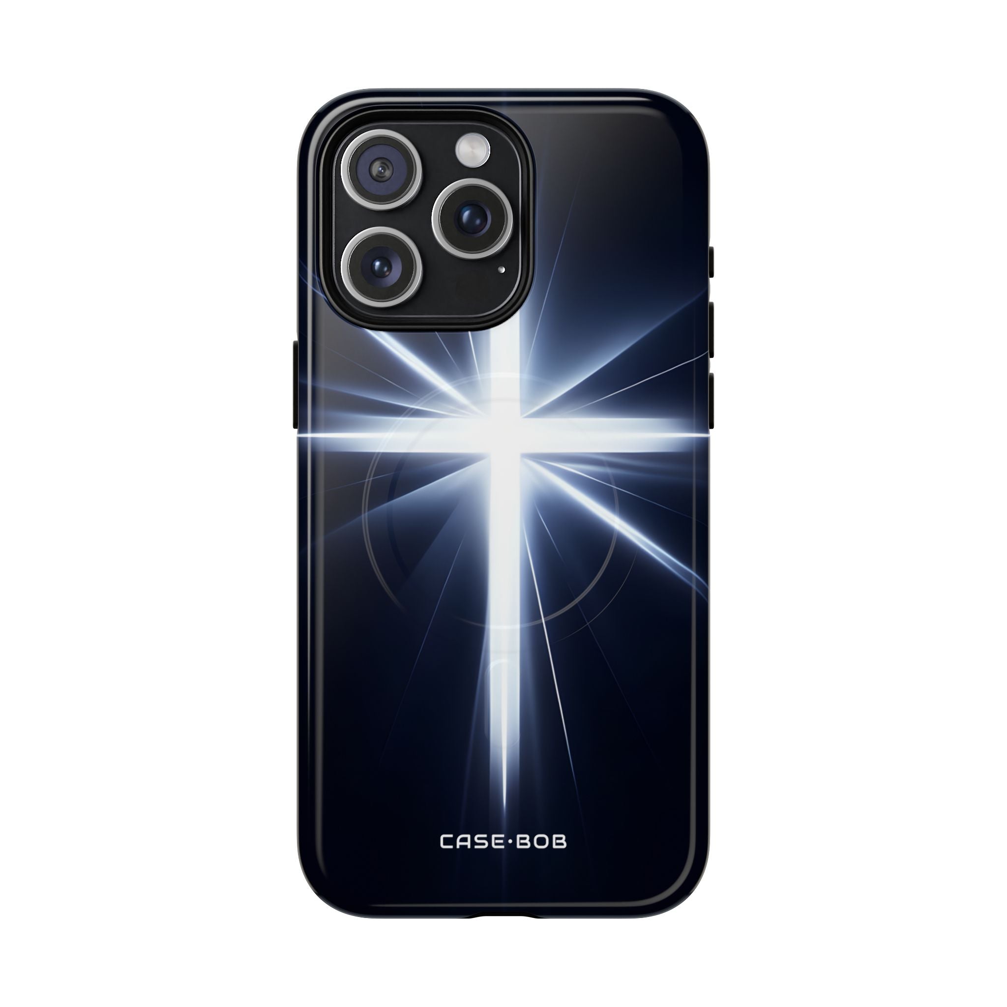 Glowing Crossburst iPhone 15 Pro Max Case - Tough+
