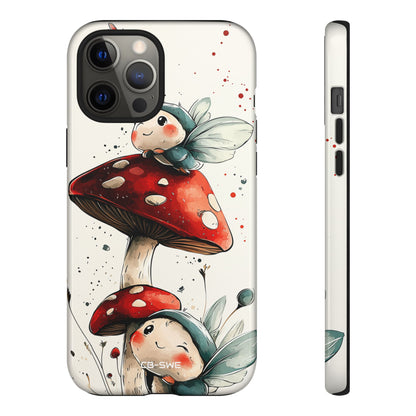 Mushrooms Entertain Fairies - iPhone Case