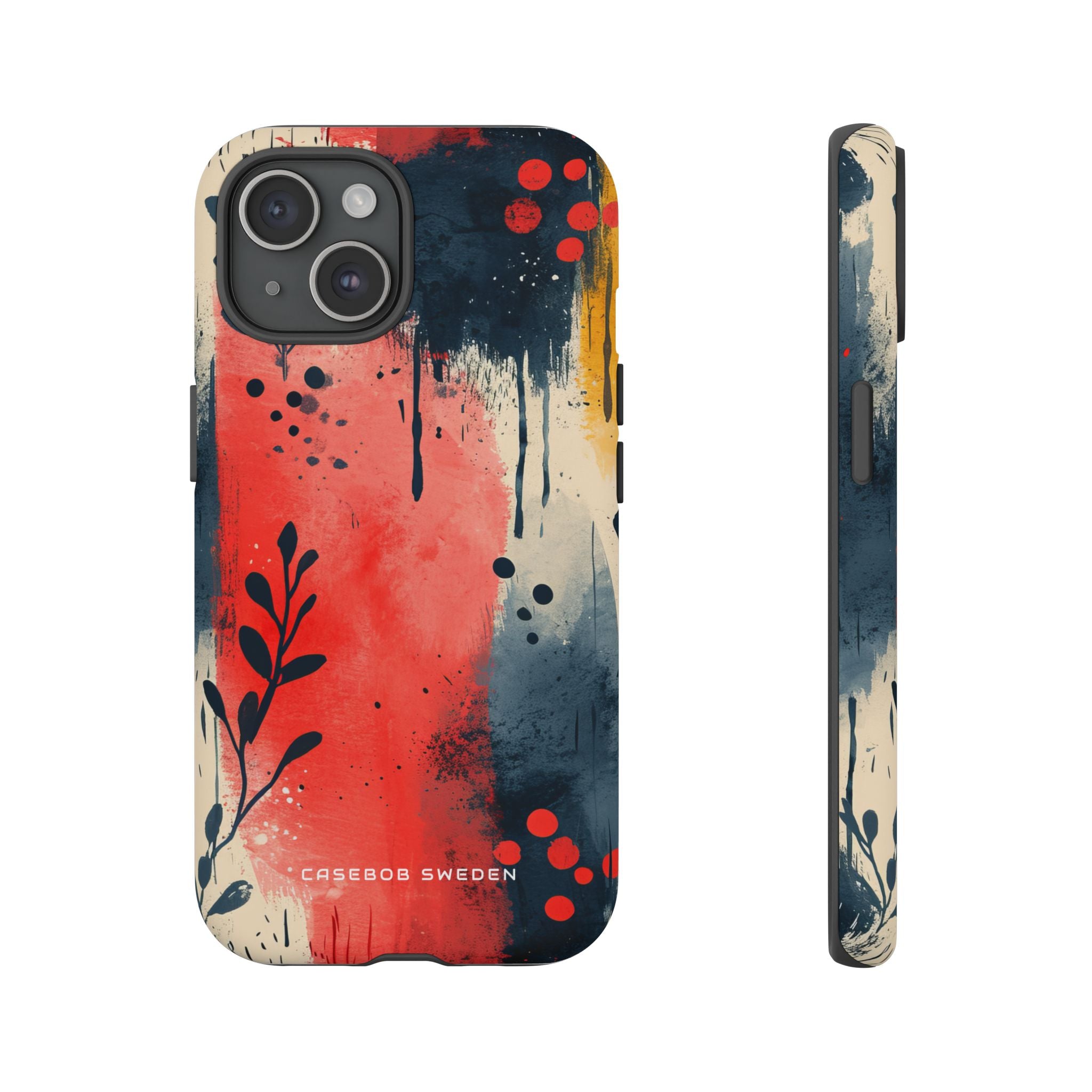 Vibrant Floral Energy iPhone 15 - Tough Phone Case