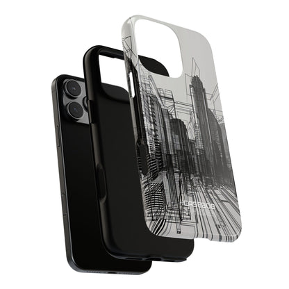 Urban Line Maze iPhone 16 - Tough