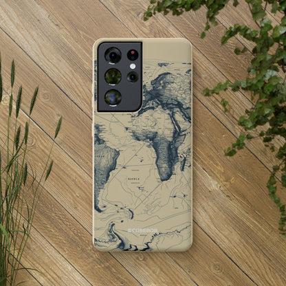 Vintage World Map | Biodegradable Phone Case