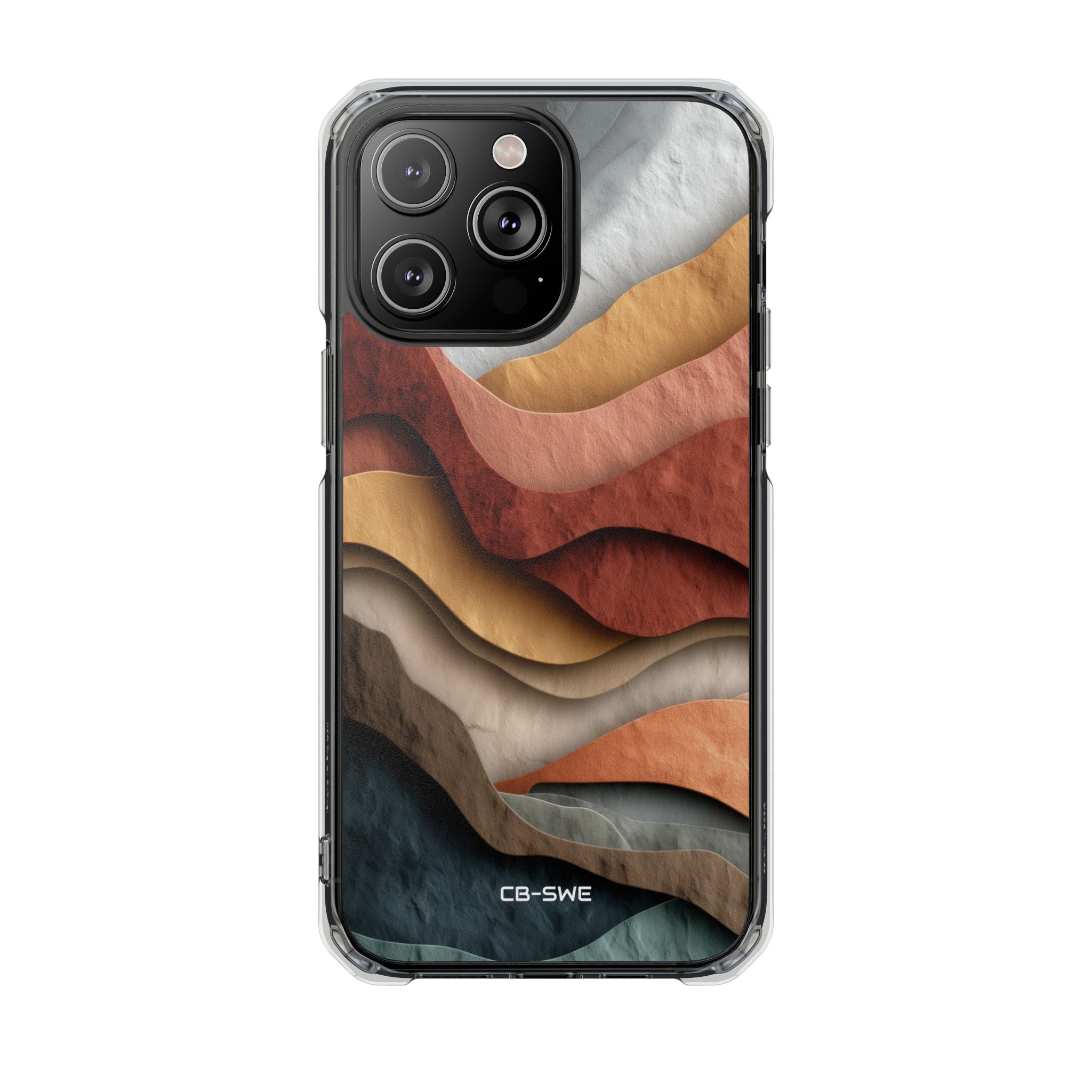 Layered Earth Whisper iPhone Case - Impact