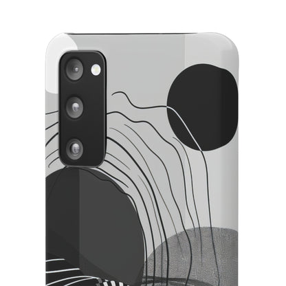 Monochrome Dynamics | Slim Phone Case for Samsung