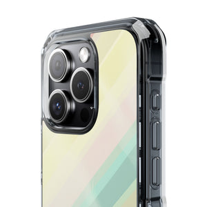 Pastellfarbenes Muster | Handyhülle für iPhone (Clear Impact Case – magnetisch)