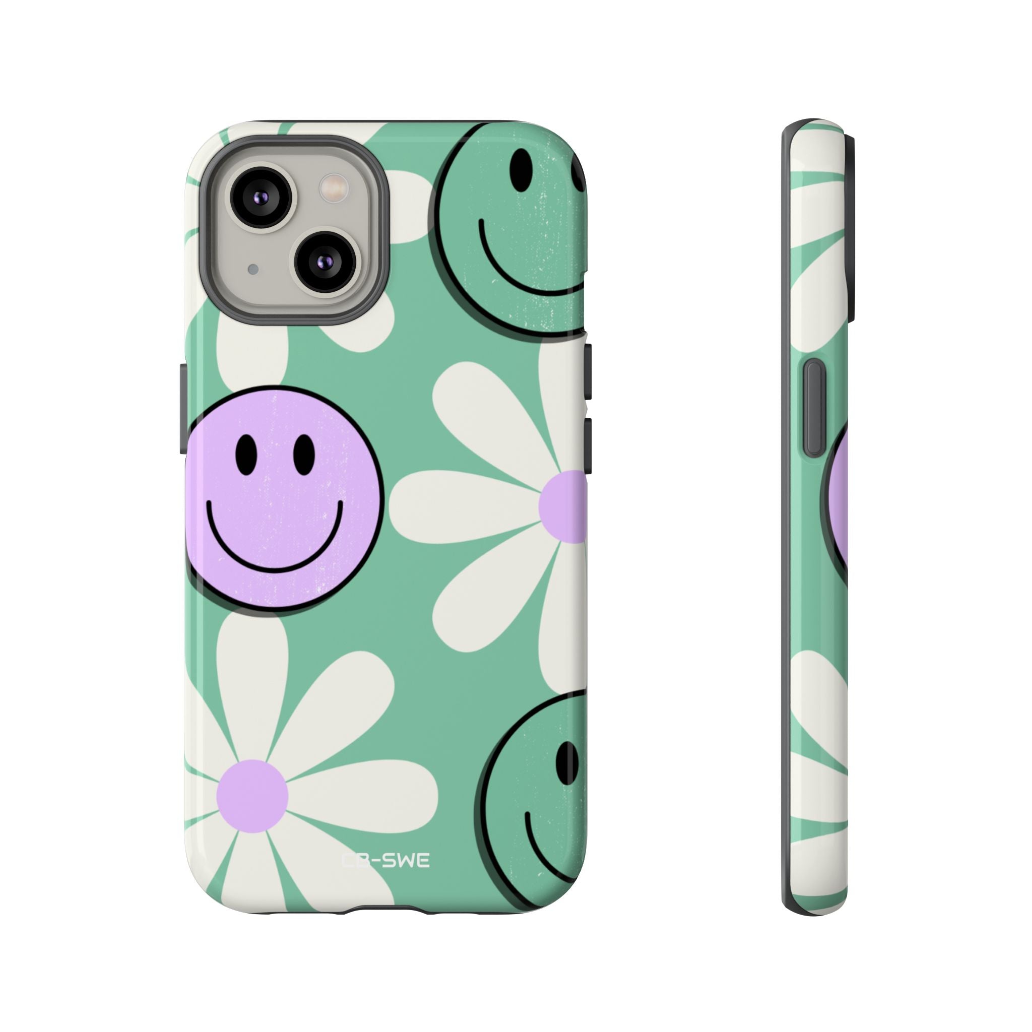 Playful Retro Blooms - iPhone Case