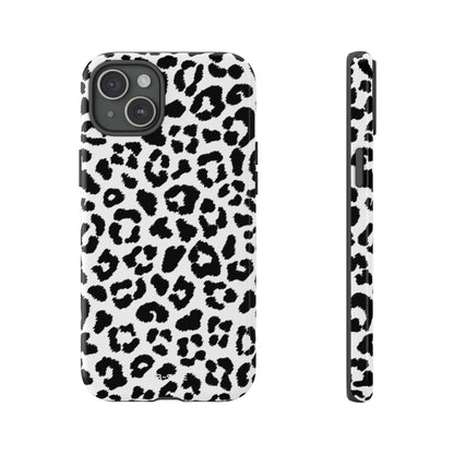 Monochrome Leopard Essence - iPhone Case