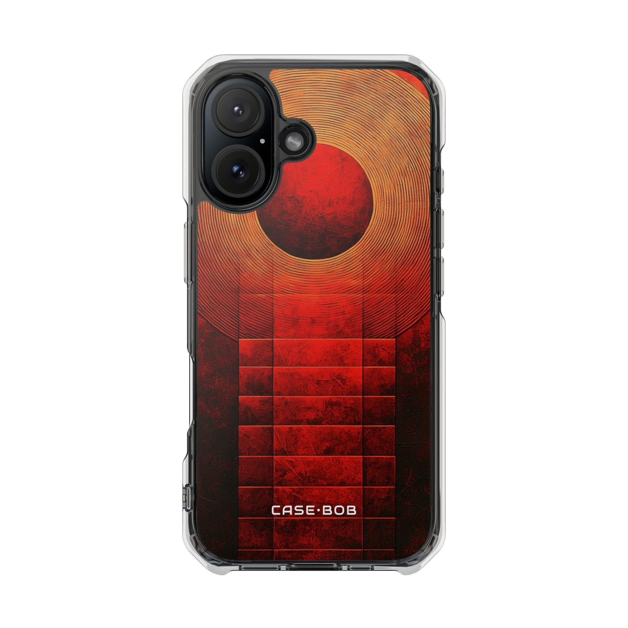 Crimson Orbit iPhone 16 Case - Impact