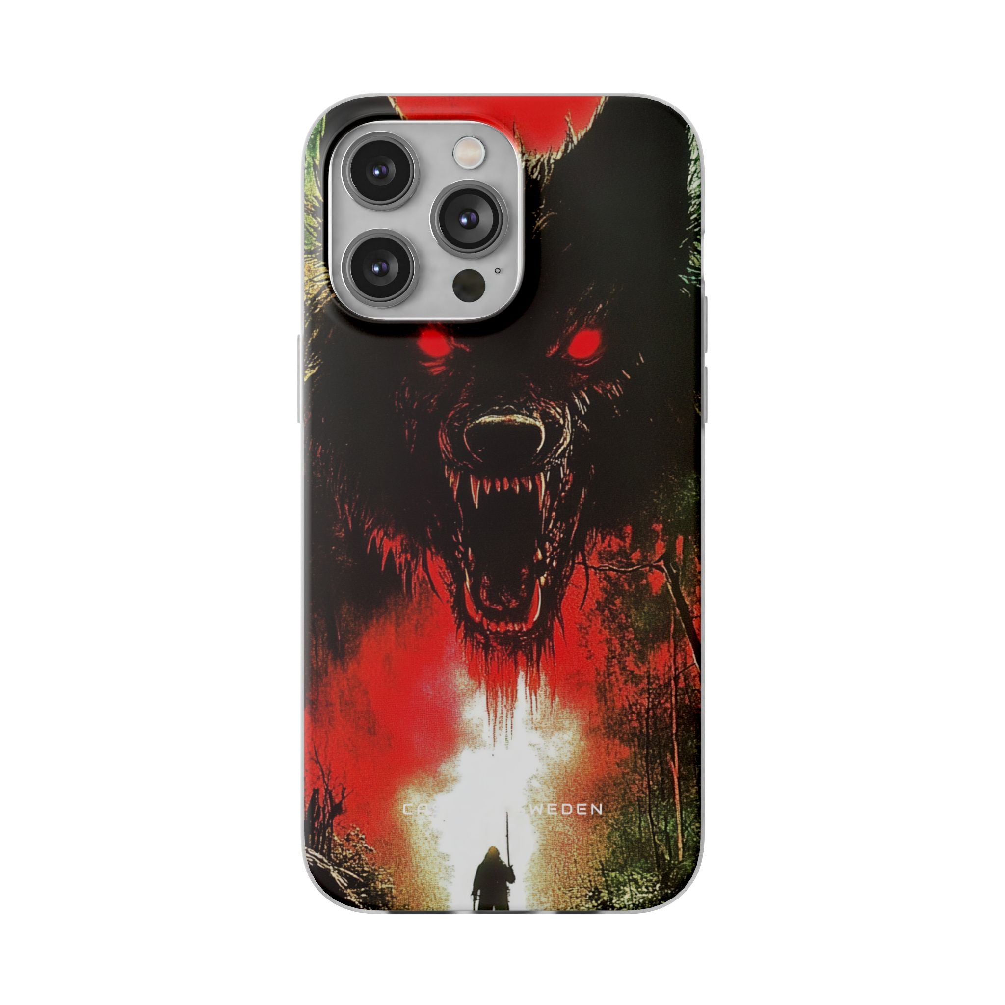 Bloodmoon Wolf's Lament iPhone 14 - Flexi Phone Case