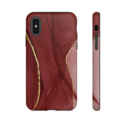 Dark Red - Protective Phone Case