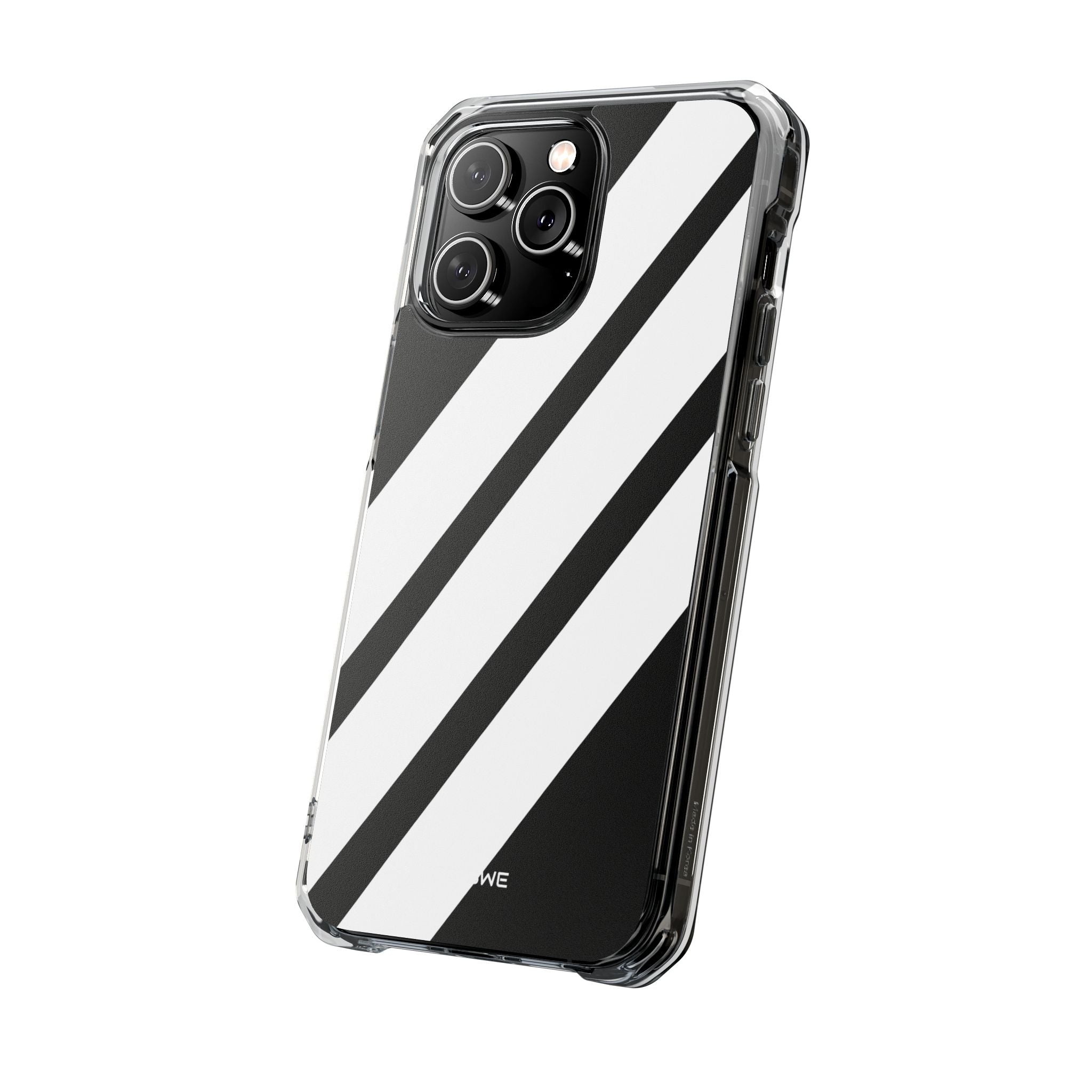Monochrome Diagonal Symmetry iPhone Case - Impact