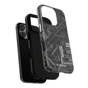 Circuitry Elegance: Futuristic Precision - for iPhone 16