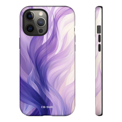 Flowing Purple Whispers - iPhone Case