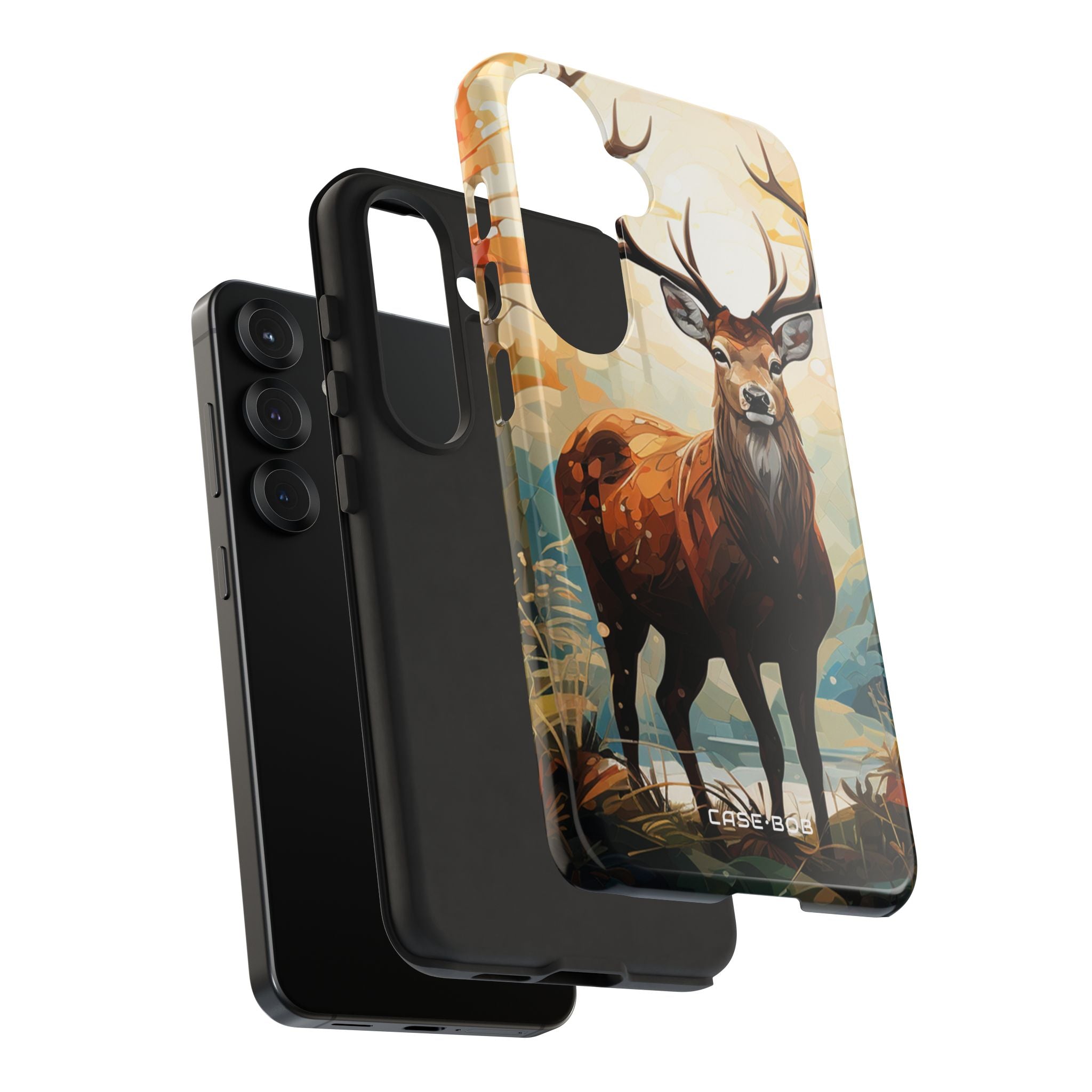 Glowing Stag Samsung S25 Case - Tough