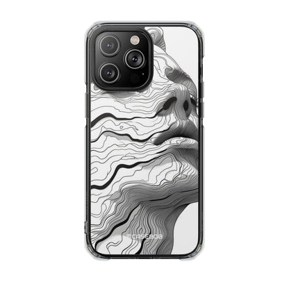 Topographic Serenity - Phone Case for iPhone