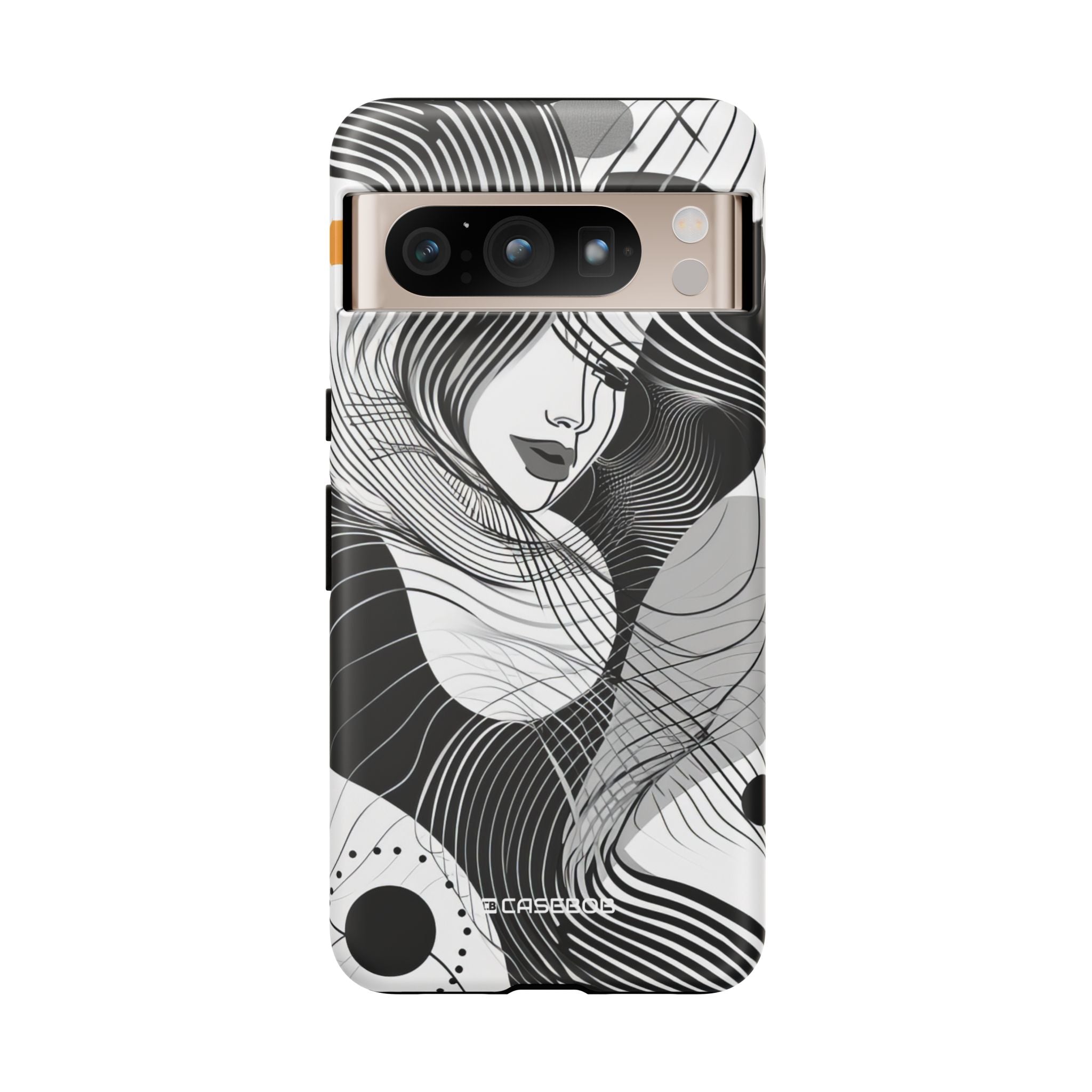 Fluid Noir Rhythm - Phone Case for Google Pixel