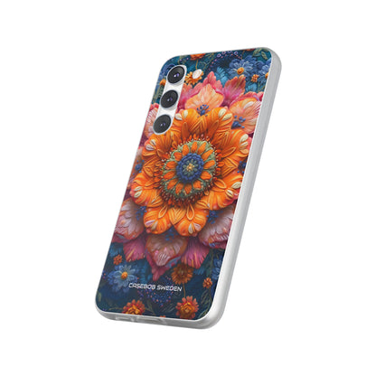 Abstract Blue Artwork - Flexi Samsung S23 Phone Case