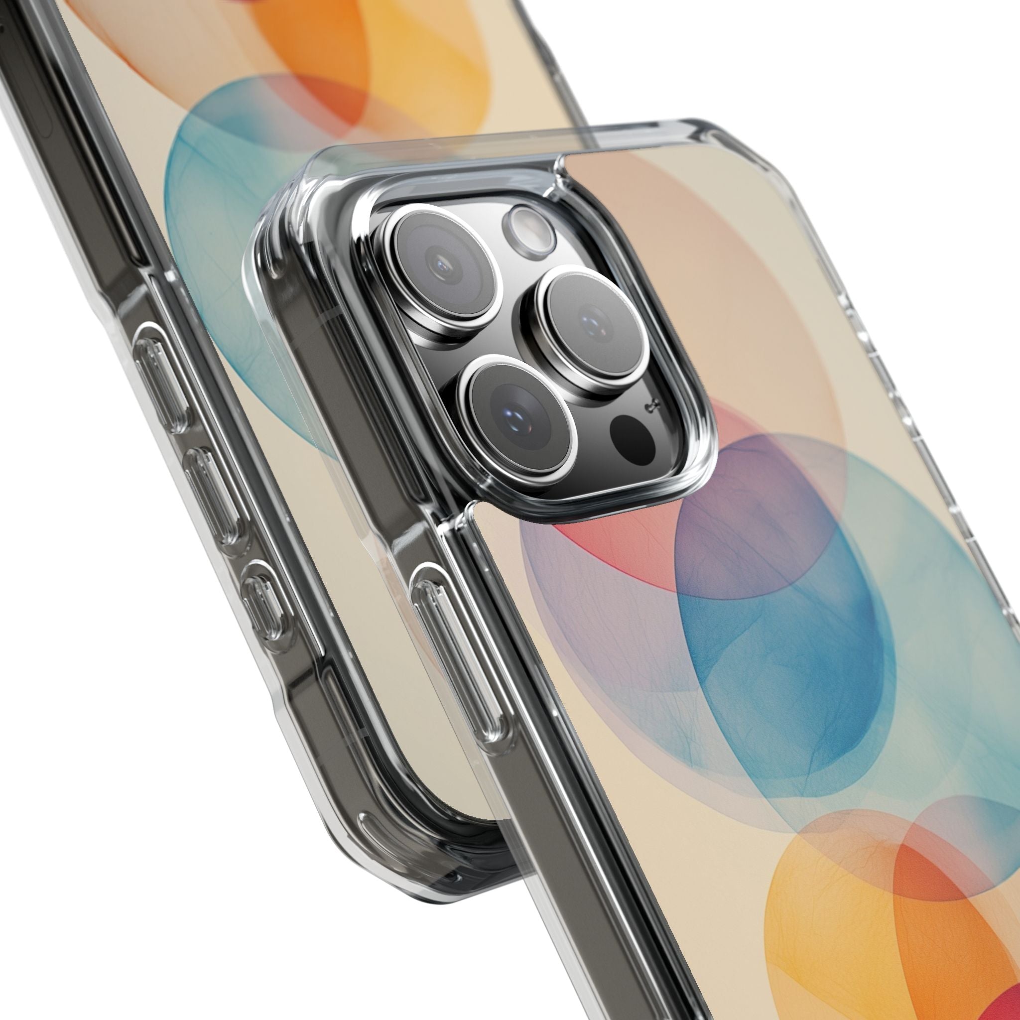 Circles Embrace Light iPhone Case - Impact
