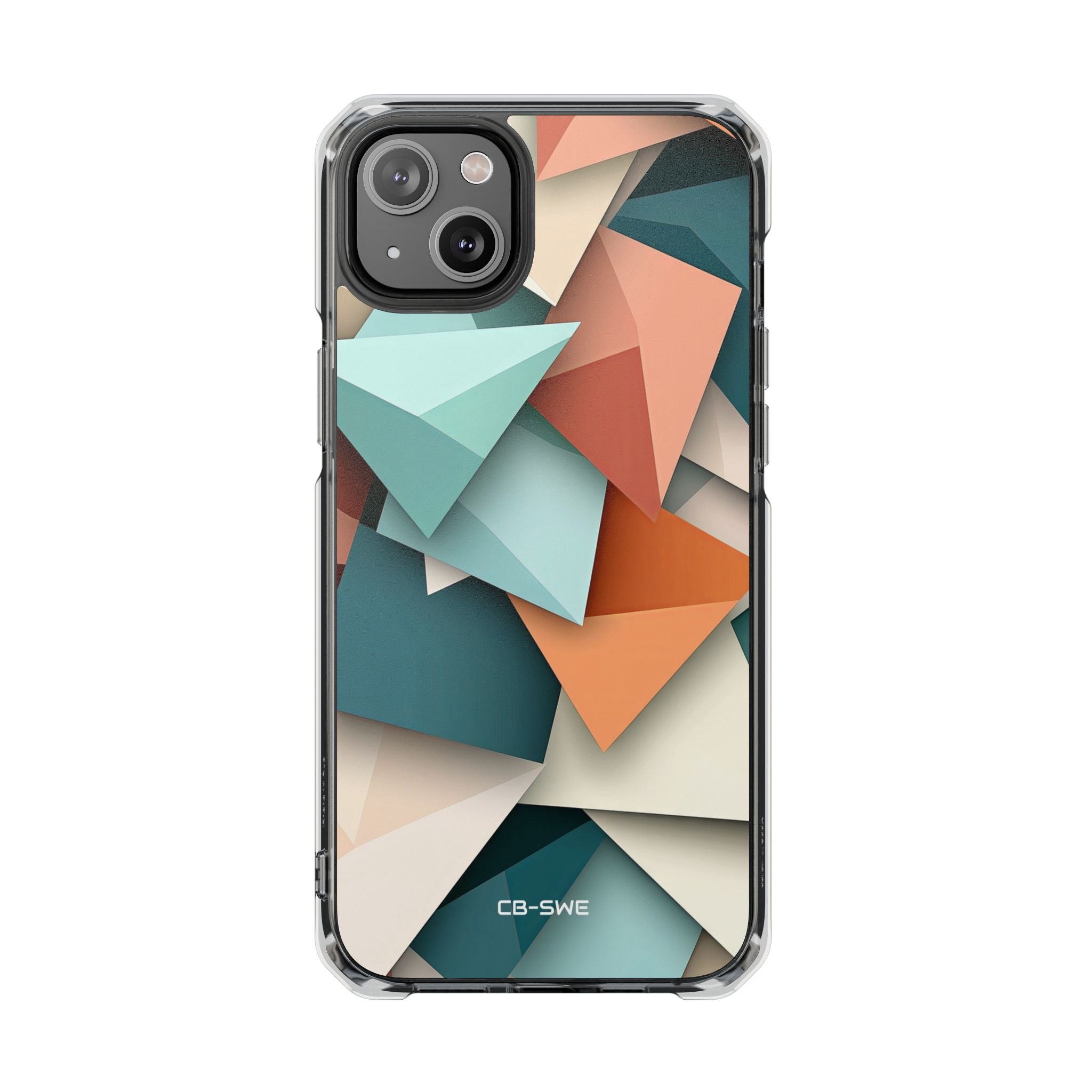 Geometric Color Harmony iPhone Case - Impact