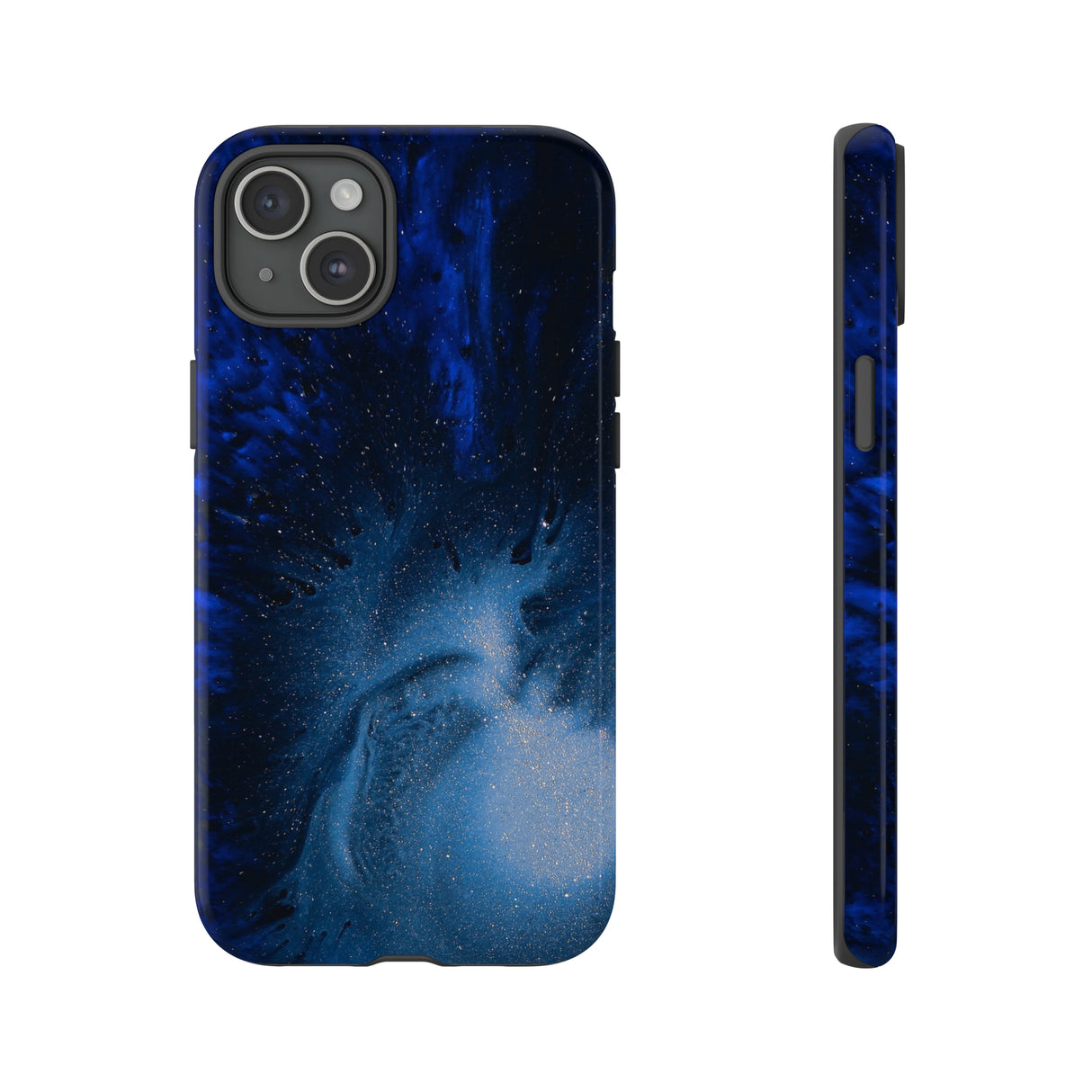 Winter Blue Ink Art - Protective Phone Case